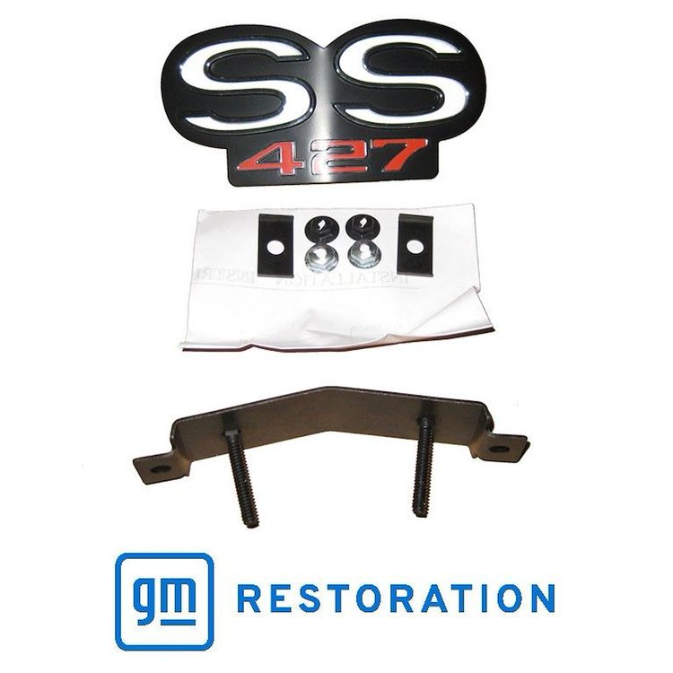 EM01-682 Grille Emblem "SS 427" for 1968 Chevy Camaro