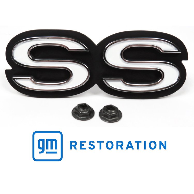 EM01-698 Rear Panel Emblem "SS" for 1969 Chevy Camaro