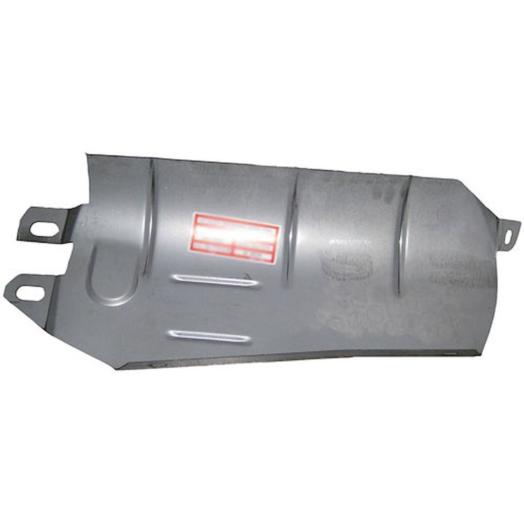 MUFFLER HEAT SHIELD LH GALVANIZED 70-74 MOPAR E-BODY
