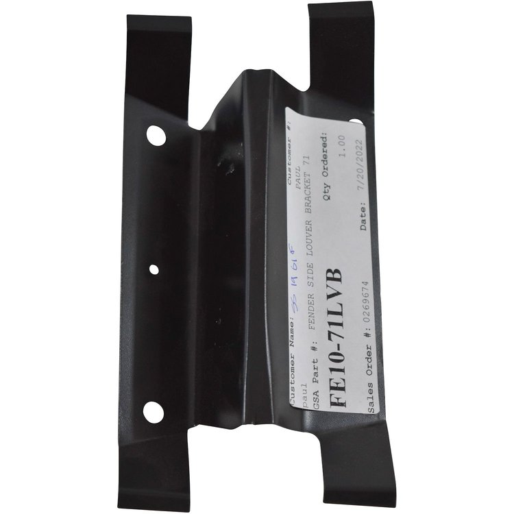 Fender Side Louver Bracket For 1971 Plymouth Barracuda