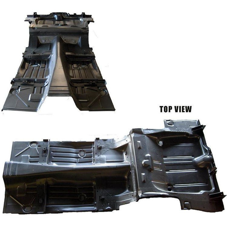 FP01-691T Complete Floor Pan & Trunk Floor For Mini Tubs for 1969 GM F-Body