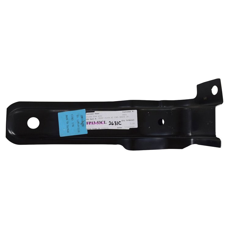 FP13-53CL Floor Pan to Front Cowl Brace for 1953-1954 Chevy Car