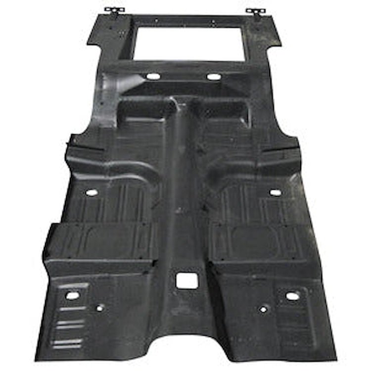 FP20-67TF Complete Floor Pan & Trunk Floor for 1967-1968 Ford Mustang Coupe and Fastback