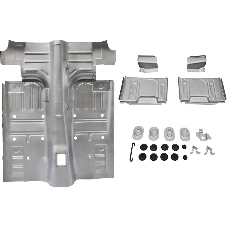FP20-69 Complete Floor Pan With Seat Platforms for 1969-1970 Ford Mustang