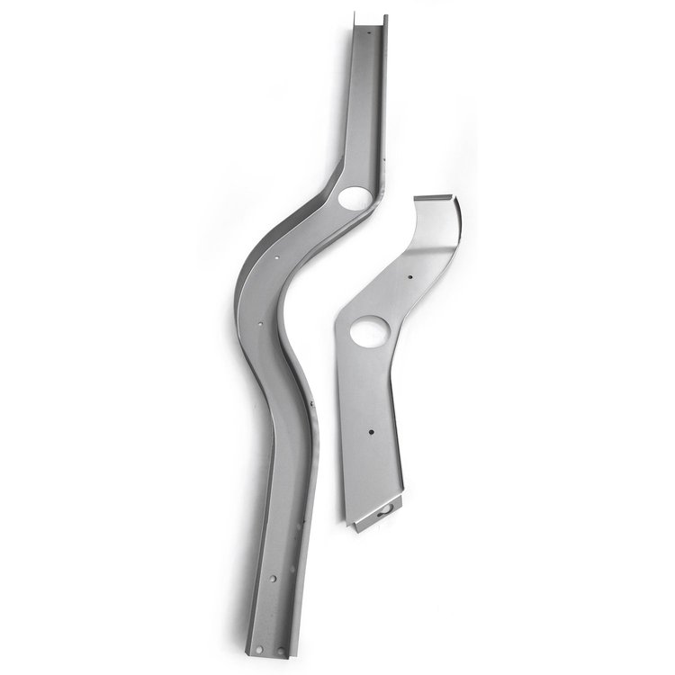 Longitudinal Rear Half Frame Rail 1955-1967 Volkswagen T1 Bus/Pickup Truck, Left/Drivers Side