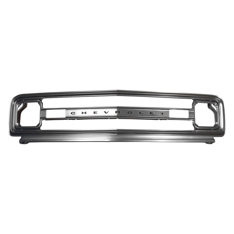 GR07-693SS for 1969-1970 Chevy C10 Trucks Blazer Jimmy Grille Frame Aluminum W/ Chevrolet With Grille Support