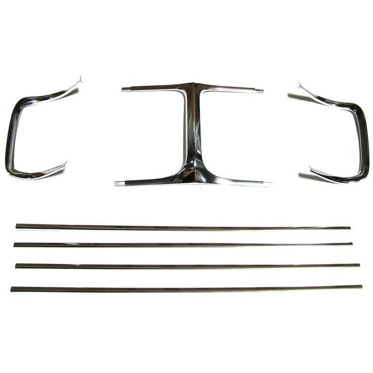GR08-69T Grille Trim 1969 Dodge Charger Complete 7-Piece Set