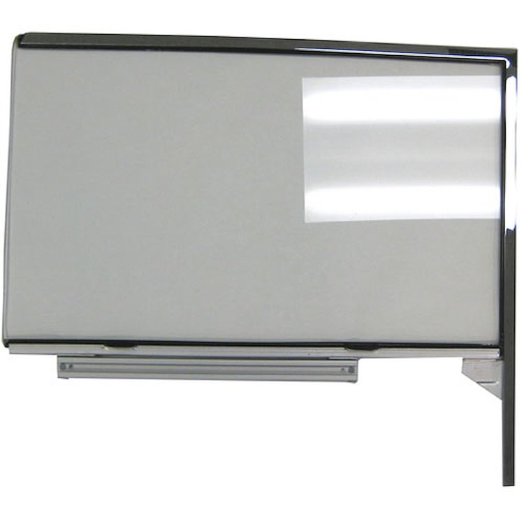 DOOR GLASS ASSY. RH CLEAR HT. 55-57 CHEVY GLASS WITH TRACK AND FRAME ATTACHED