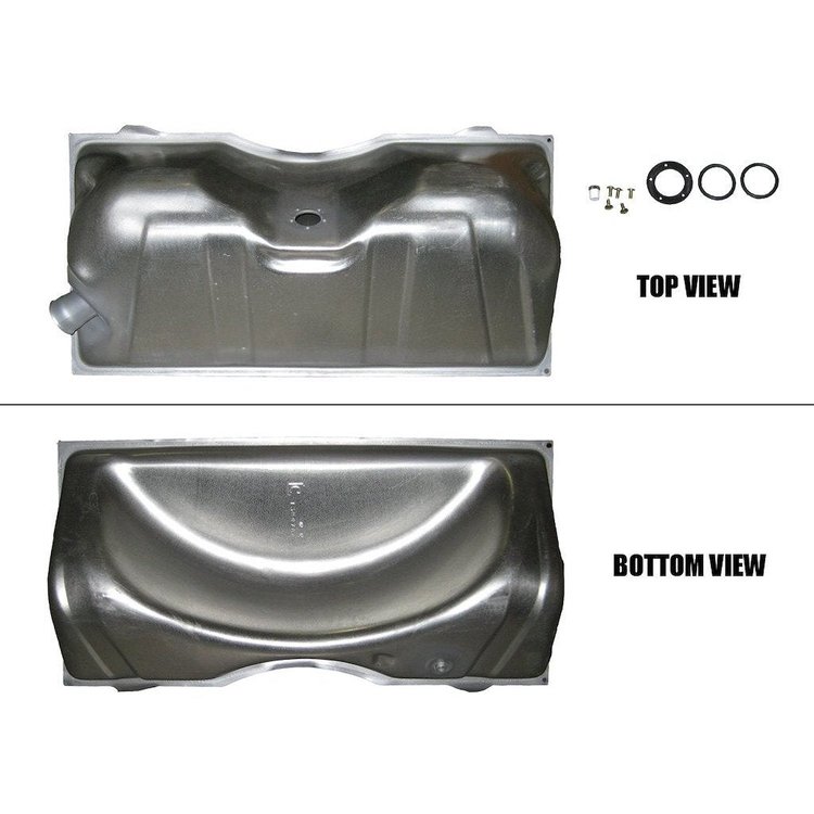 GT13-553 Replacement Gas Tank for 1955-1956 Chevy Station Wagon/Sedan Delivery (Excludes 9-Passenger), With Drain Plug