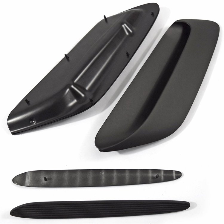 Dual Scoop Hood Ornament Set 1970-1974 Barracuda