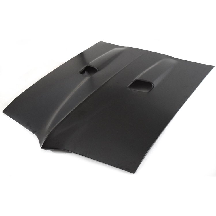 Replacement Steel Hood for 1967-1969 Firebird 400 [Dual Scoop]