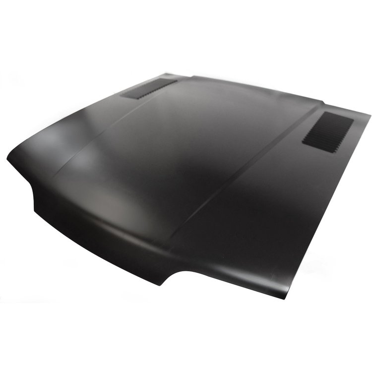 HO20-87H for 1987-1993 Ford Mustang Steel Hood With Vent Louvers