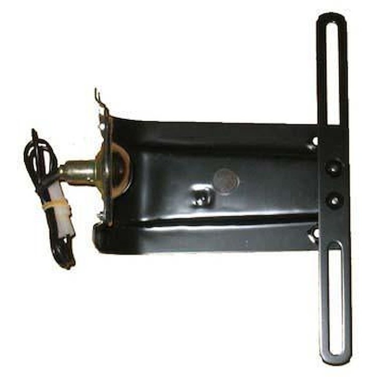 LB07-55R Rear License Plate Bracket with Light for 1955-1959 Chevy Truck 2nd Series