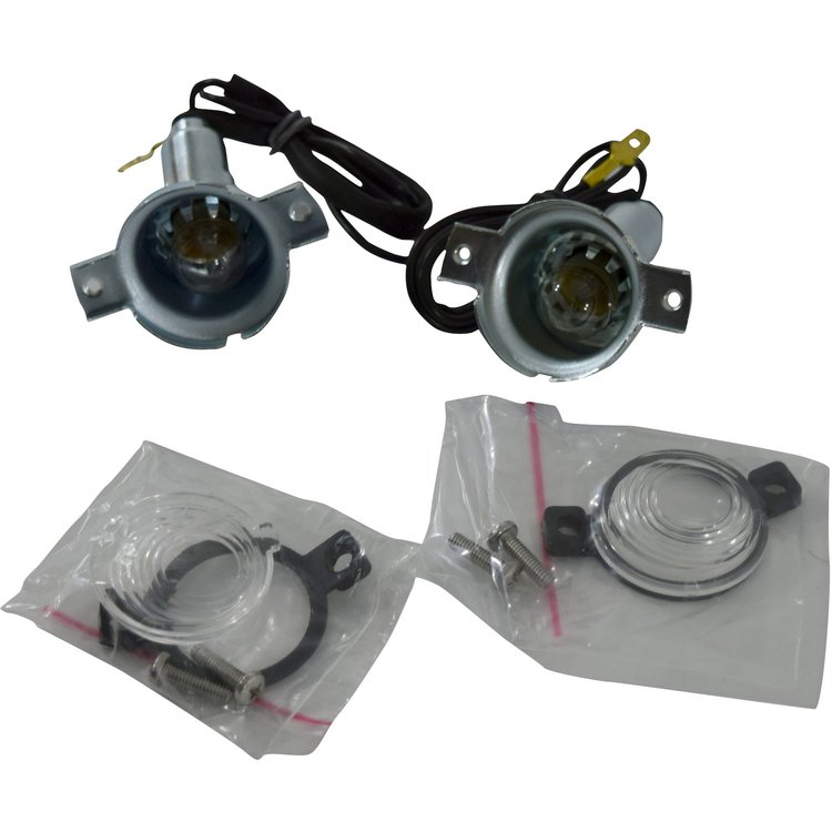 LB13-56 Rear License Plate Light Assembly for 1956 Chevy 150/210/Bel Air (Excludes Wagons/Sedan Delivery)