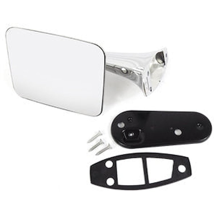 MI07-70L Exterior Door Mirror Assembly for 1970-1972 GM C/K Trucks, Application Correct For Cheyenne Models