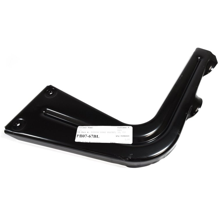 PB07-67BL for 1967-1972 Chevy C10 P/U RUNNING BOARD BRACKET, STEPSIDE, Left/Driver Side
