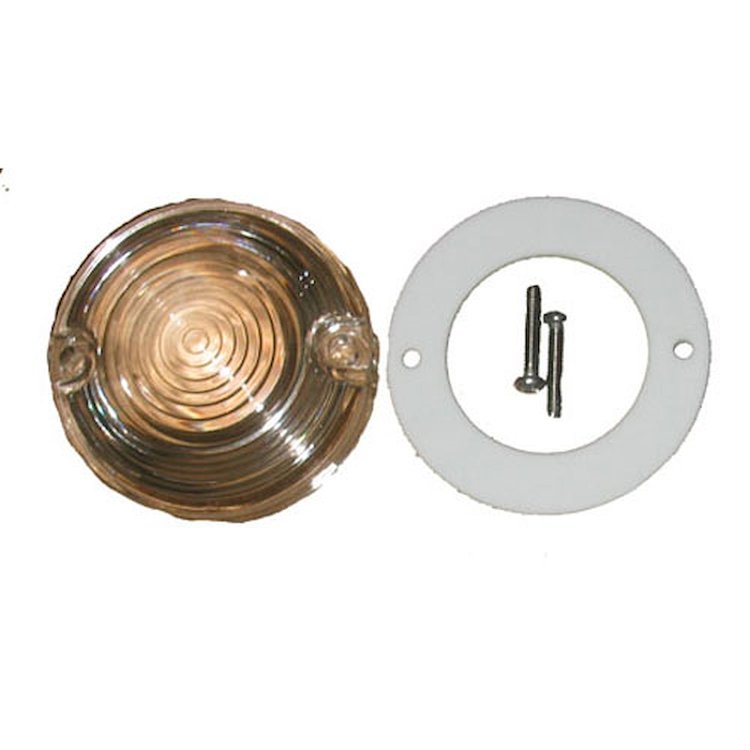 PARKING LAMP LENS W/GASKET MUSTANG 67-68