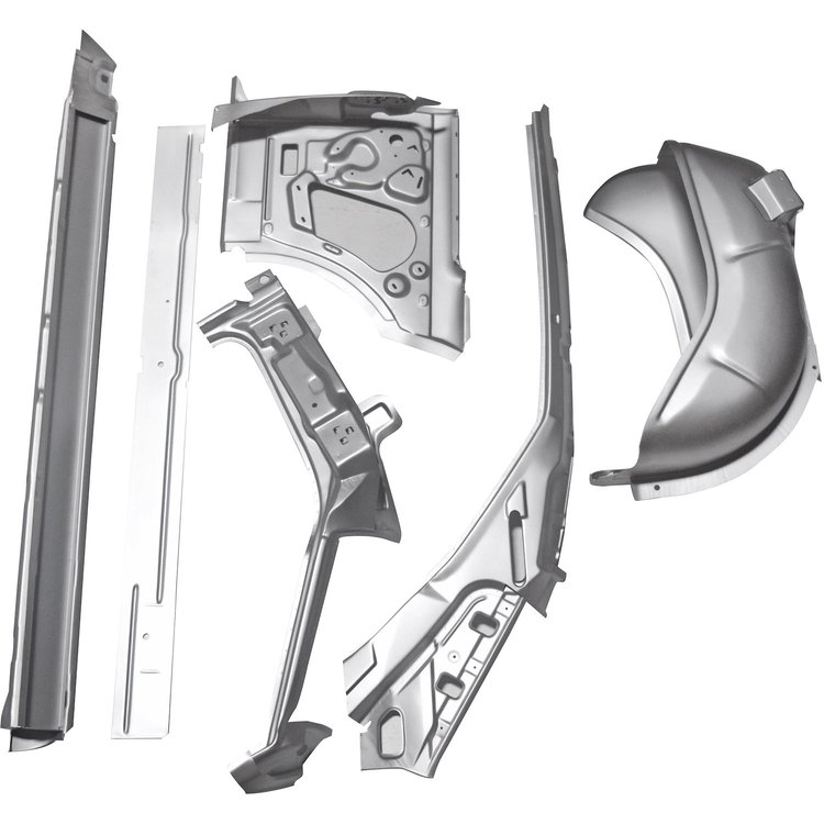 QP02-661L Quarter Panel & Front Frame Combination Kit