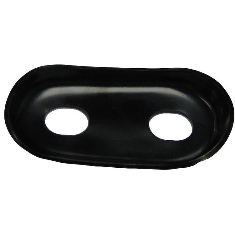 REAR BUMPER BOLT REINFORCEMENT RH. 67-69 FIREBIRD WELDS TO THE INSIDE OF THE QUARTER PANEL.
