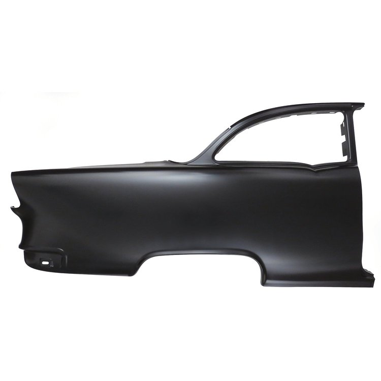 QP13-552ROE Complete Quarter Panel w/Window Frame Skin 1955 Chevy 150/210/Bel Air Sedan