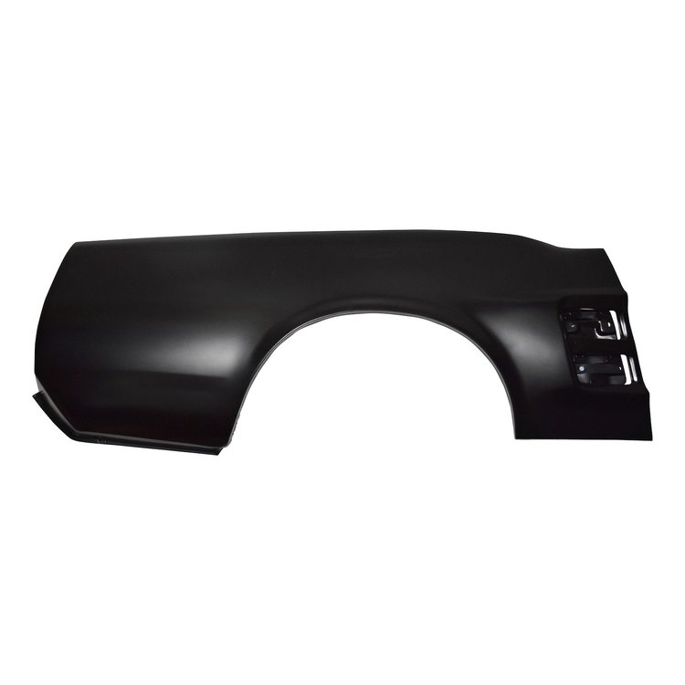 QP20-671R Quarter Panel Skin 1967 Ford Mustang Coupe/Convertible With Louver Bracket RH