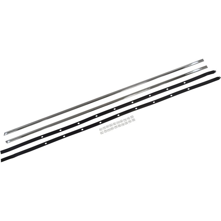 RP32-65M for 1965-1973 Mercedes-Benz W108 S/SE Rocker Panel Side Moulding Set