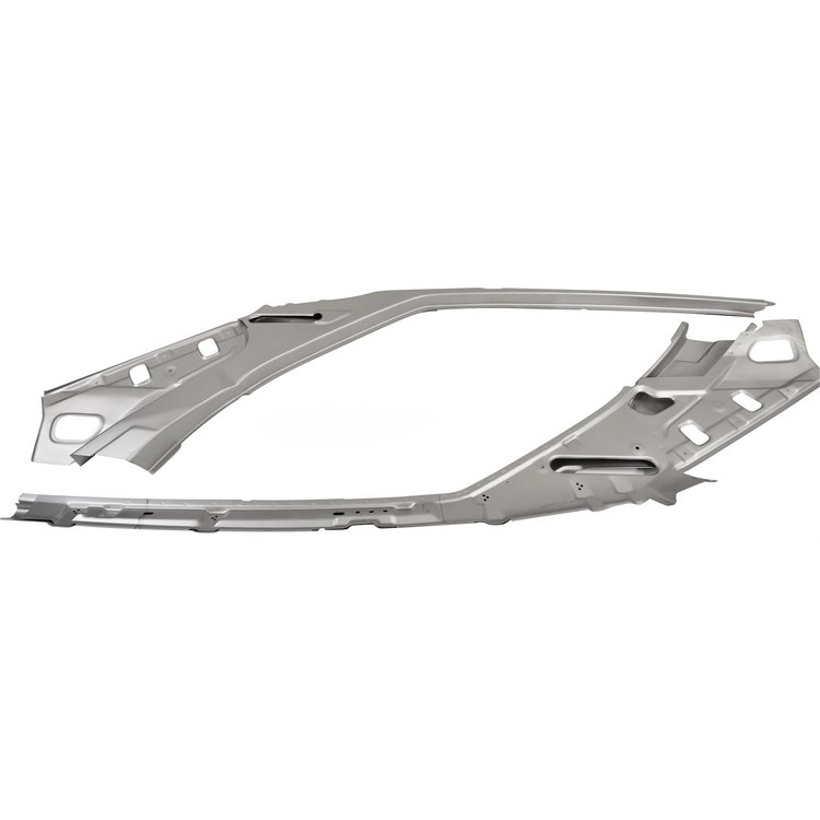 RR02-66P Roof Rail 1966-1967 Chevy Nova LH + RH Weld Thru Primer