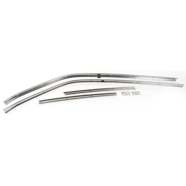 RR03-66P Roof Rail Weather Strip Channel Set 1966-1967 Chevy Chevelle