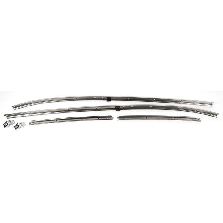 RR03-68P Roof Rail Inner Weather Strip Channel Set 1968 Chevy Chevelle