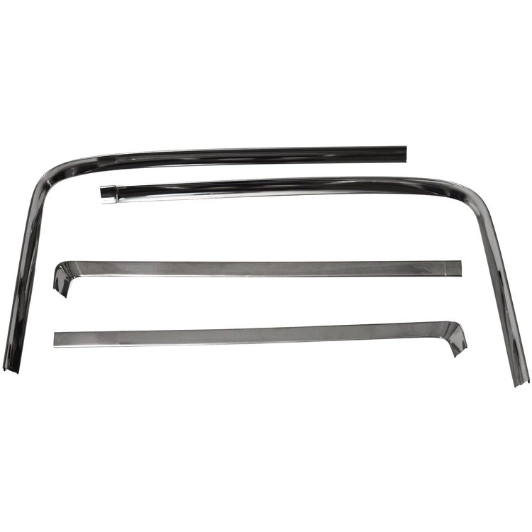 RV03-661S Rear Window Reveal Molding Set for 1966-1967 GM A-Body 2-Door (ex. Chevy Chevelle Sedan)