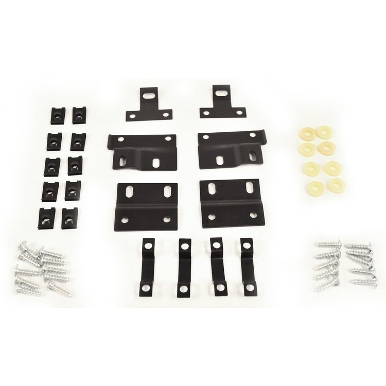 SB20-67BKS Bucket Seat Plastic Trims Mounting Kit 1967 Ford Mustang Deluxe/Shelby