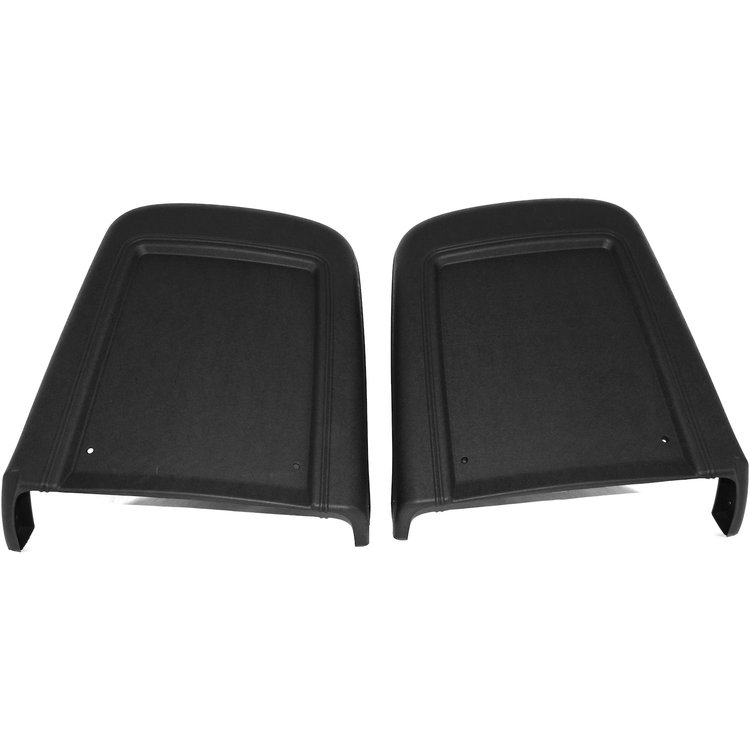 Bucket Seat Back Panels for 1967 Ford Mustang Deluxe, Shelby [Black]