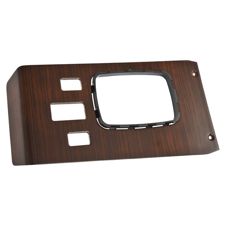 SH32-71PZ for 1971-1981 Mercedes-Benz R107 Shifter Wood Cover W/ Hazard & Power Window (Zebrano Wood)