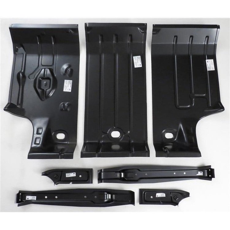 TF03-641S Trunk Floor Pan Kit for 1964-1967 Buick, Oldsmobile, Pontiac A-Body Models [7-Piece Kit]