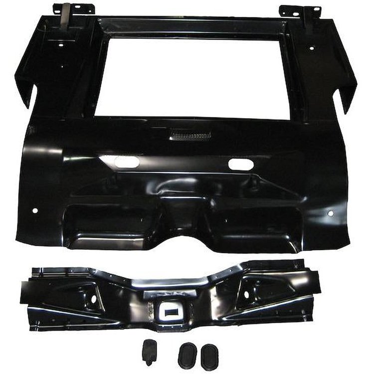 TF20-65 Trunk Floor Pan Complete for 1965-1966 Ford Mustang Coupe/Fastback