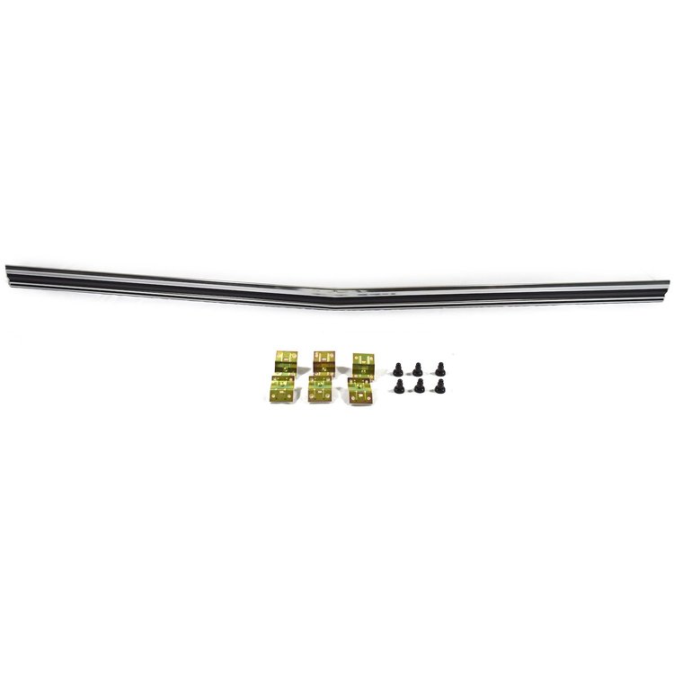 TP03-67ML Rear End Molding 1967 Chevy Chevelle Lower Black With Hardware