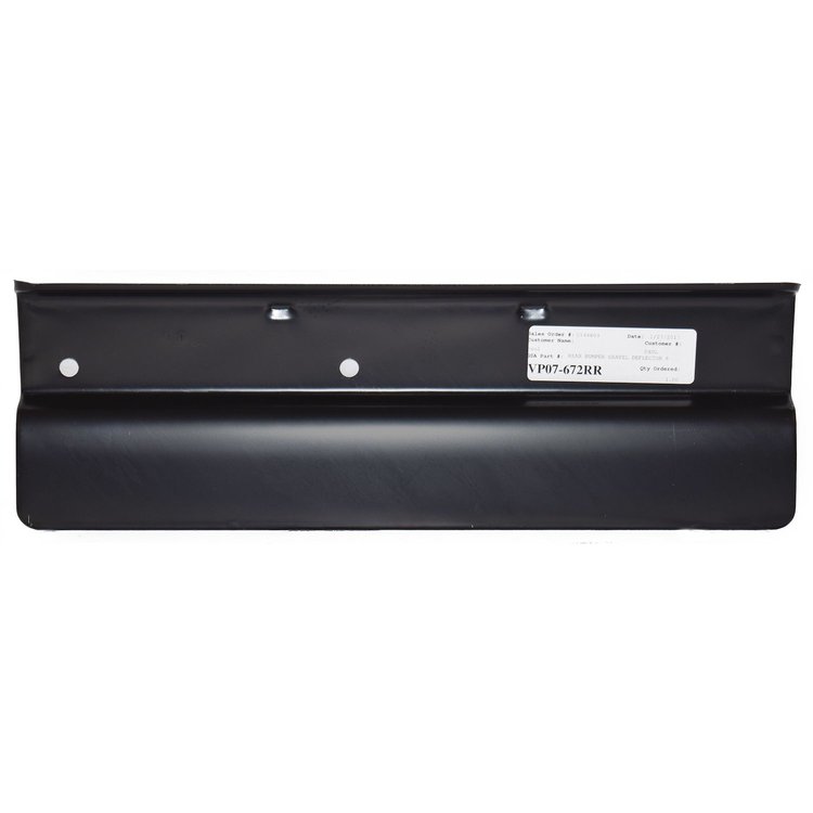 REAR BUMPER GRAVEL DEFLECTOR 67-72 CHEVY TRUCK FLEETSIDE/WIDESIDE 69-71 BLAZER/JIMMY