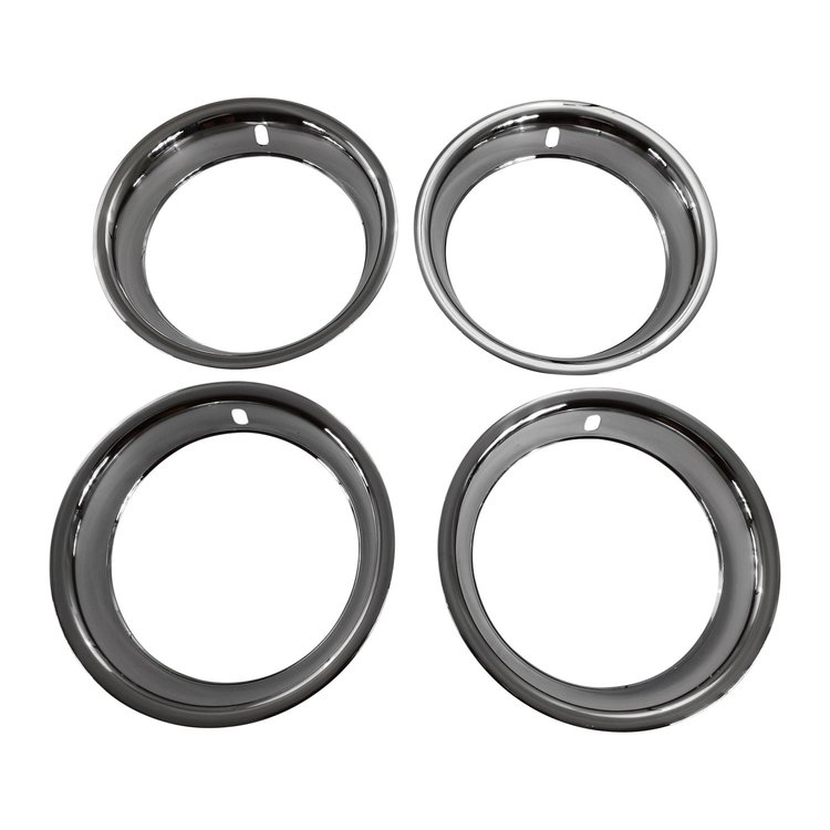 WL01-672T Rally Wheel Trim Ring Set for 1967-1981 Chevy Camaro/Pontiac Firebird, 1964-1972 Chevy Chevelle, 1962-1979 Chevy Nova