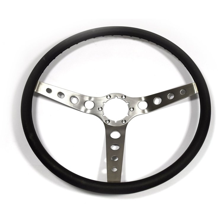 WL01-693C Steering Wheel 1969 Chevy Camaro 3-Spoke Comfort Grip With Spoke Round Holes
