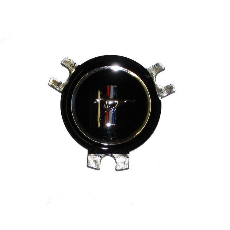 WL20-648 Steering Wheel Center Cap Emblem for 1965-1966 Ford Mustang with Wood Wheel