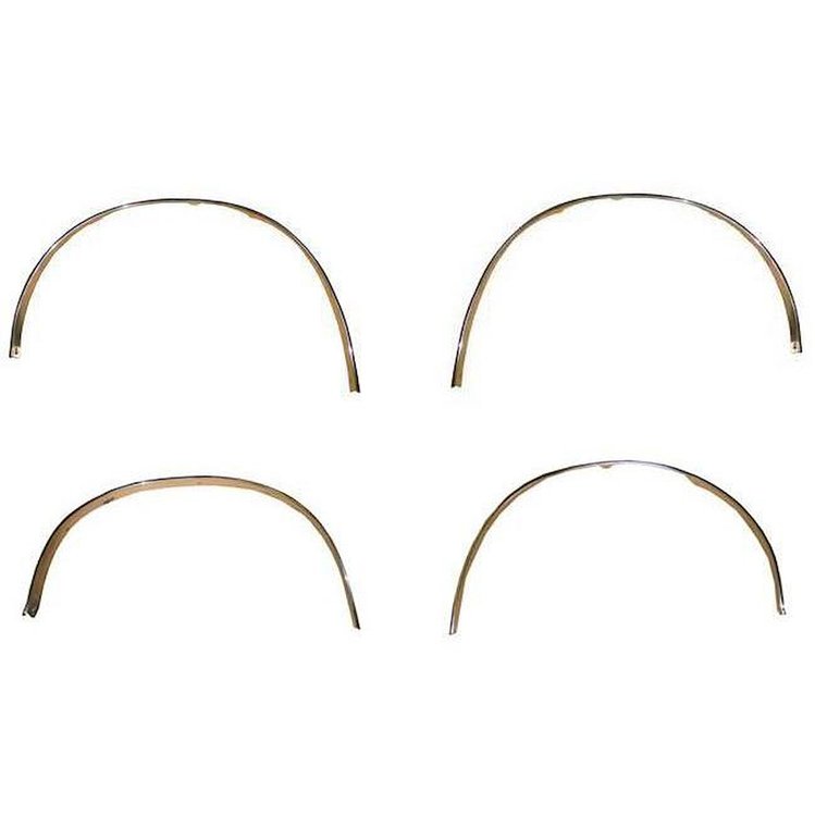 WL20-67S Wheel Well Molding Trim Set for 1968-1969 Ford Mustang