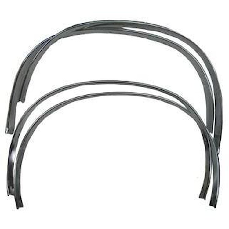 WL20-69S Wheel Well Molding Trim Set for 1969 Ford Mustang Coupe/Convertible