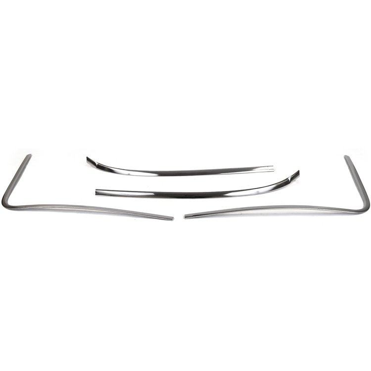 WS02-681S Front Windshield Molding Set 1968-1972 Chevy Nova 4-Piece