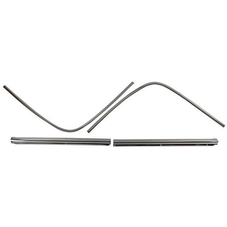 WS04-68S Rear Window Molding Set for 1968-1972 Oldsmobile Cutlass 2-Door (ex. Supreme Models)