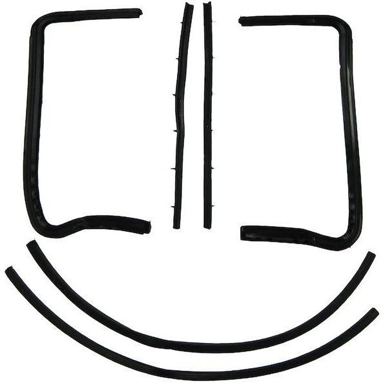 WS13-55VW Vent Window Weather Strip 1955-1957 Chevy Hardtop/Convertible/Nomad Pair