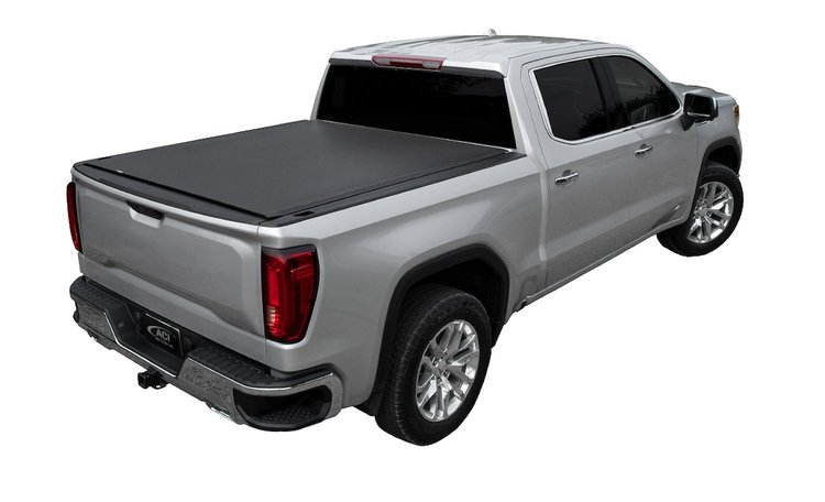 VANISH Roll-Up Tonneau Cover, Fits Select GM 1500, with 5 ft. 8 in. Bed w/CarbonPro Bed, Multi-Tailgate, w/o Bedside Storage Bed