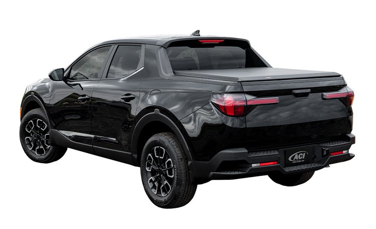 VANISH Roll-Up Tonneau Cover, Fits Select Hyundai Santa Cruz 4 ft. Bed