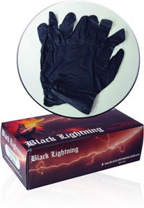 Black Lightning Gloves Small