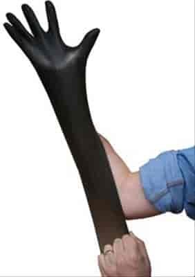 MEDIUM BLACK NITRILE GLOV