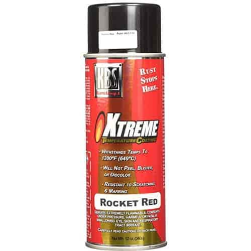 Xtreme Temp Coating (XTC) 12 oz Aerosol Can Rocket Red